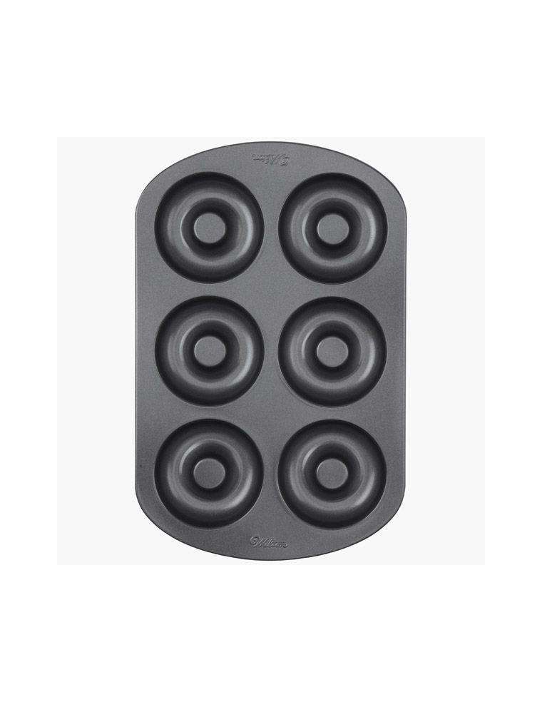 MOLDE PARA DONUTS 6 CAVIDADES WILTON