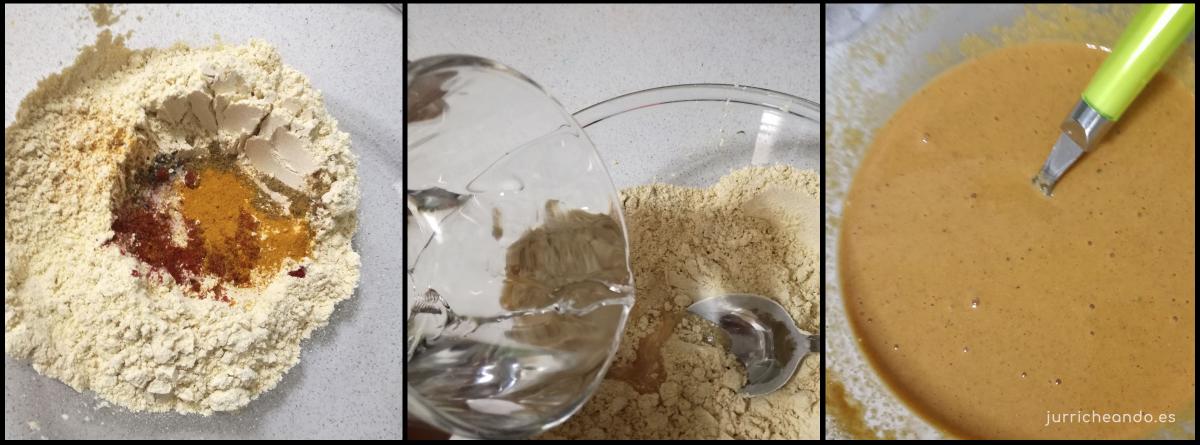 Bhajis Cebolla. Aperitivo indio