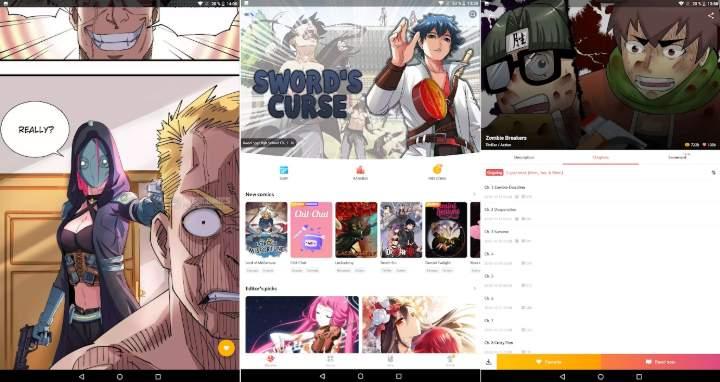 Las mejores apps para leer comics gratis en español, superheroes, manga y Motion Books desde un móvil o tablet Android