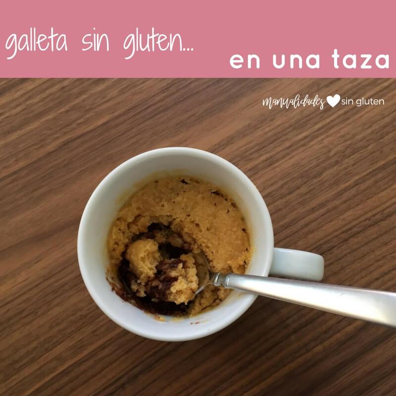 galleta sin gluten en una taza