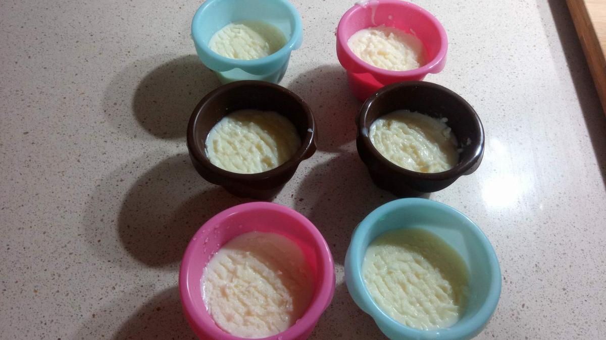 Capa de queso para el flan de fresa en Thermomix