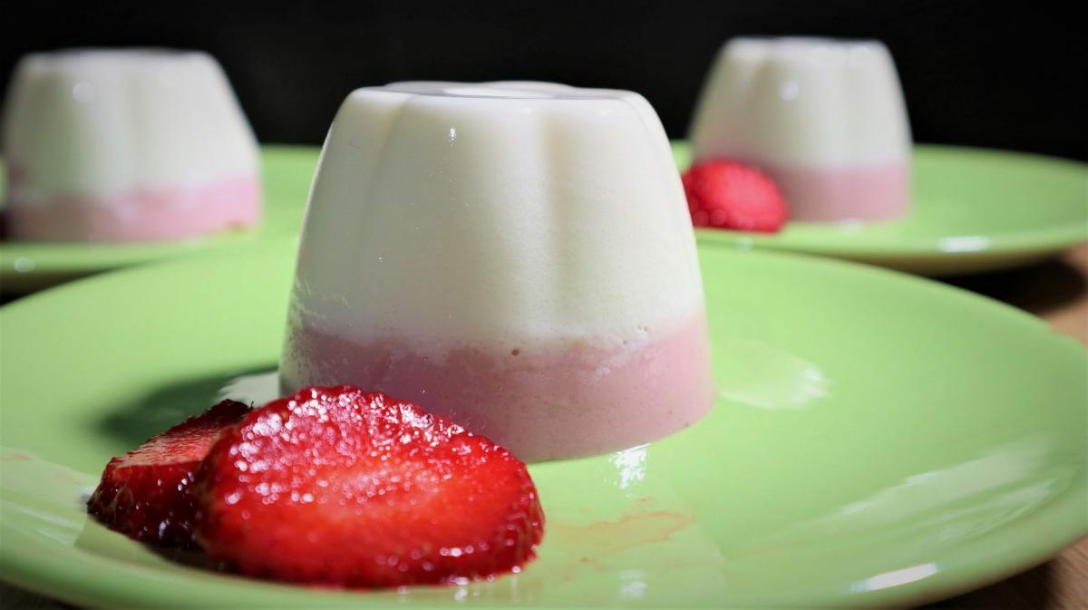 Flan de fresas en Thermomix tm5