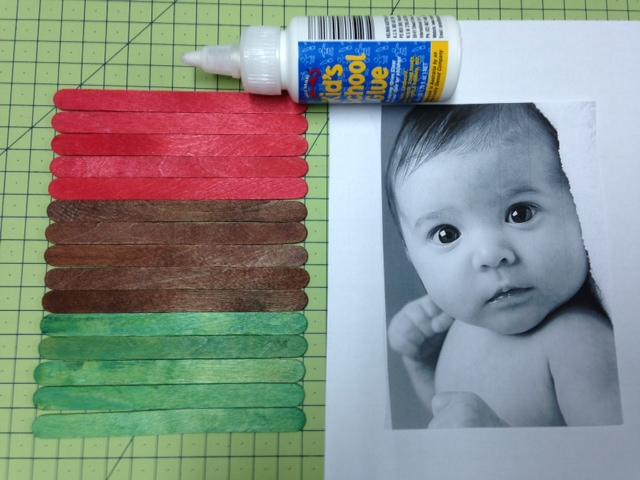 recortar foto para hacer un puzzle para el dia del padre