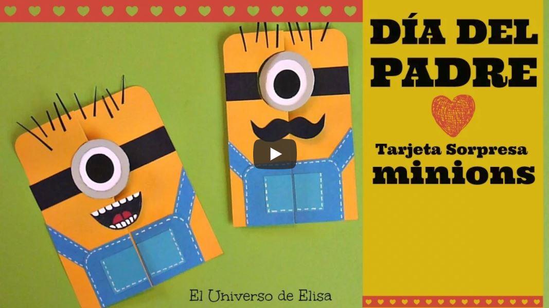 Tarjeta Minion para el día del padre