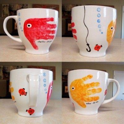 taza decorada con tus hijos