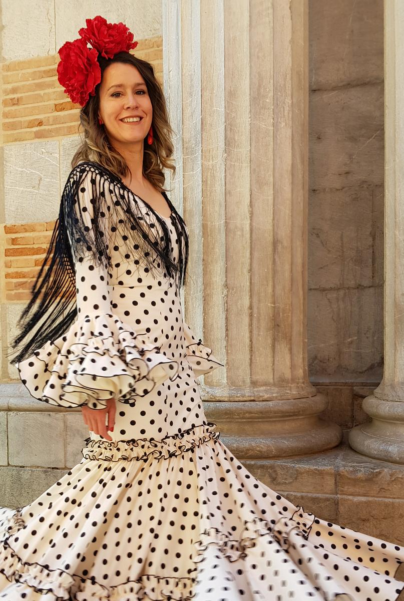 Colección Flamenca Estrella Sánchez Flamenca, traje de flamenca Granada