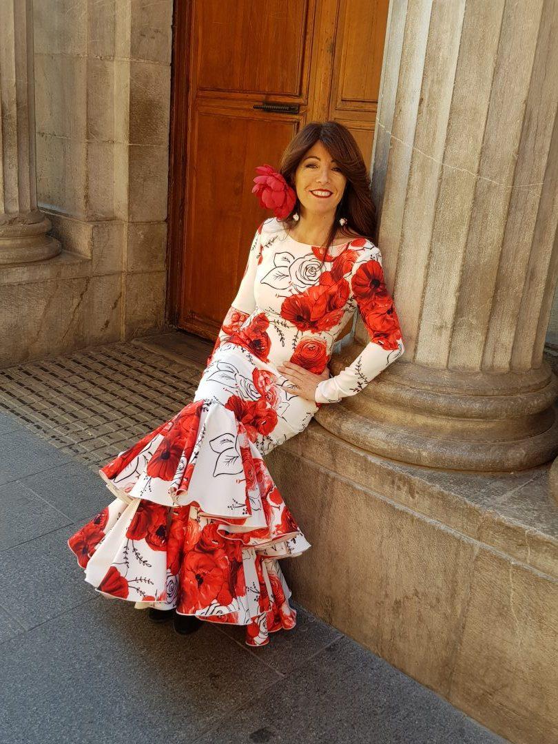 Colección Flamenca Estrella Sánchez Flamenca, traje de flamenca Granada