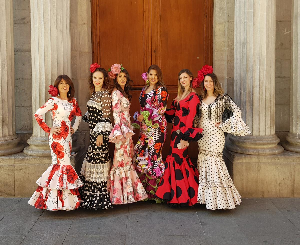Colección Flamenca Estrella Sánchez Flamenca, traje de flamenca Granada