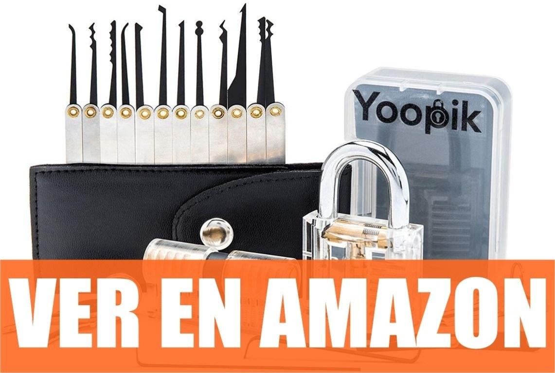 Yoopik - Juego de 15 Ganzúas de Cerrajería