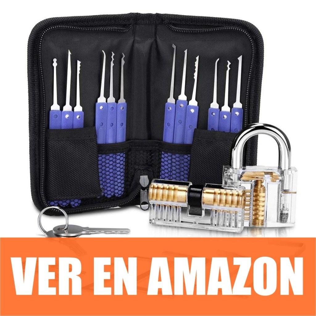 Loetad - Juego de Ganzúas 19 Piezas Con Cerraduras De Capacitacion