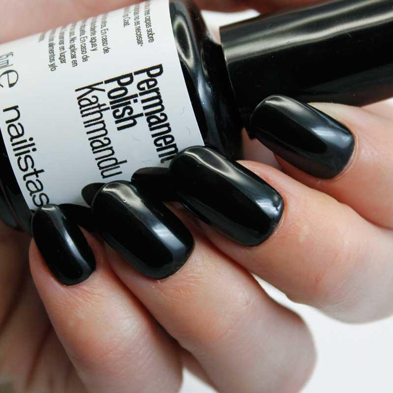 comprar esmalte permanente negro cuero