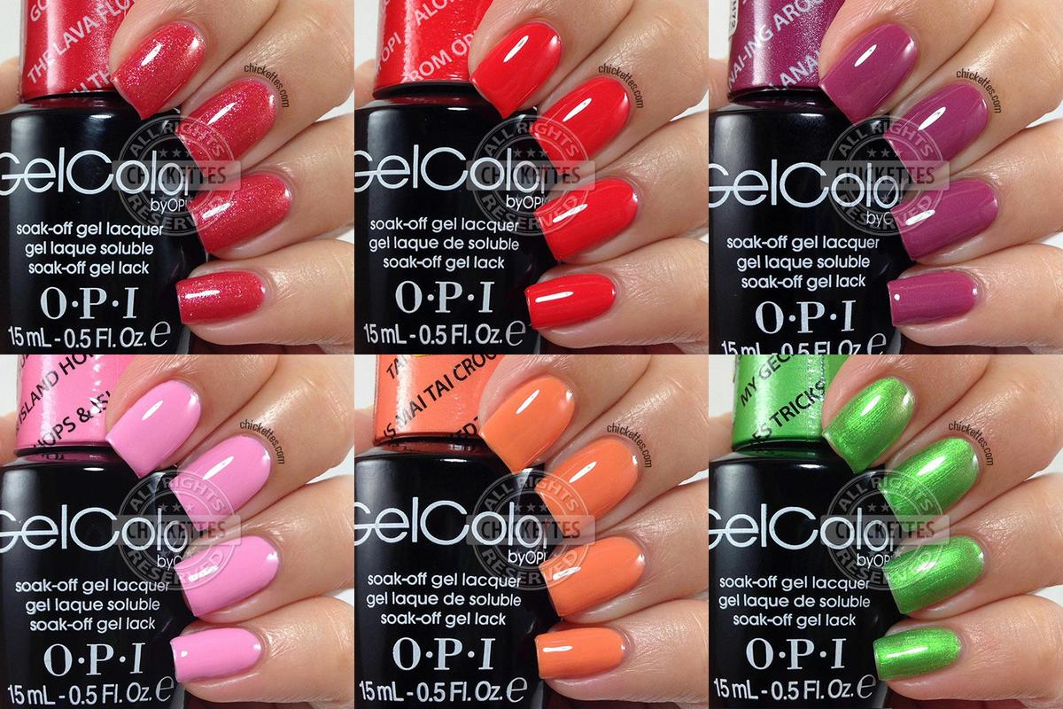 esmaltes permanantes opi gel color