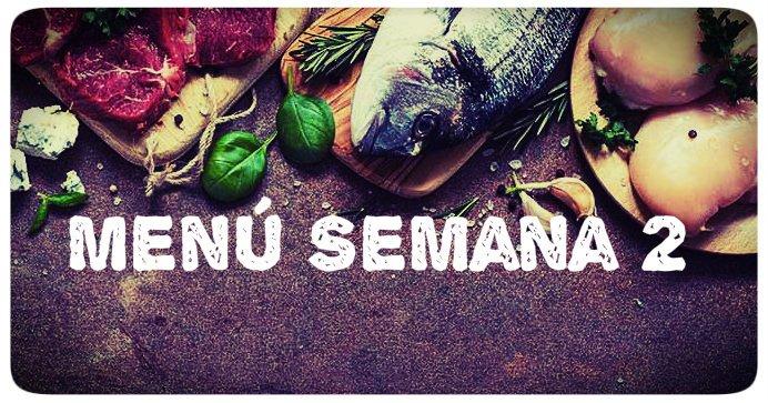 menu cetogenico semana 2