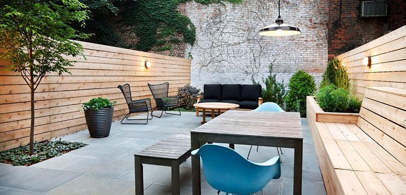 Decoración en patios modernos | Decoración