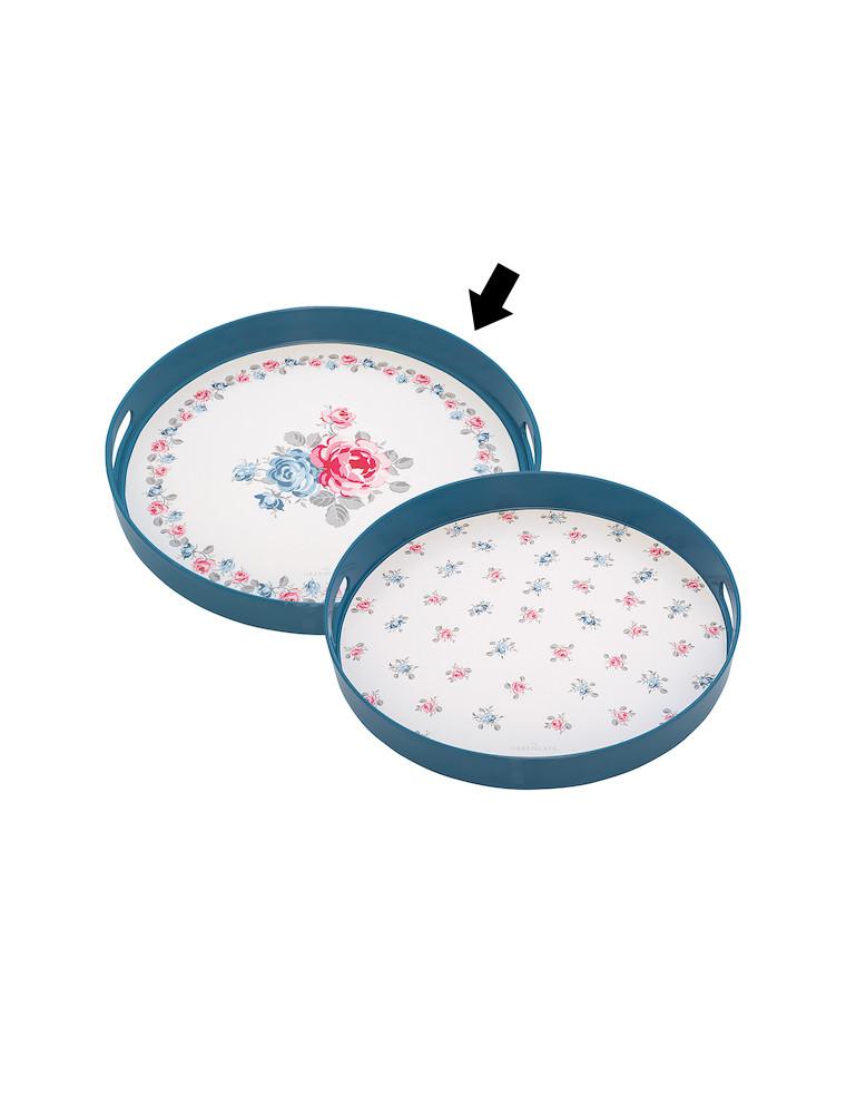 BANDEJA REDONDA GRANDE HAILEY WHITE GREEN GATE