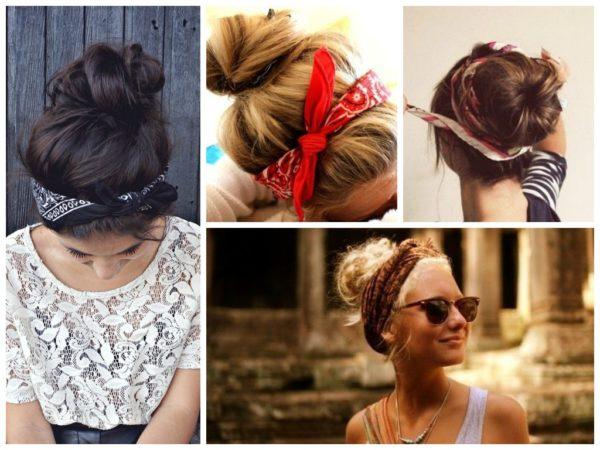 peinados con bandanas hermosos accesorios para el pelo