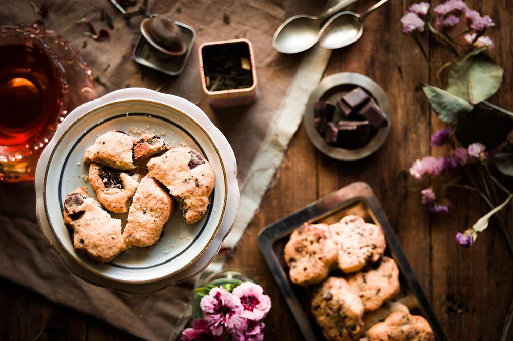 galleta con chips de chocolate