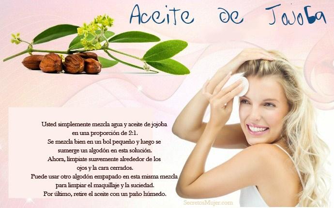 desmaquillante natural - aceite de jojoba
