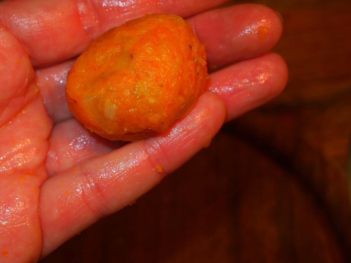 croquetas de calabaza y queso