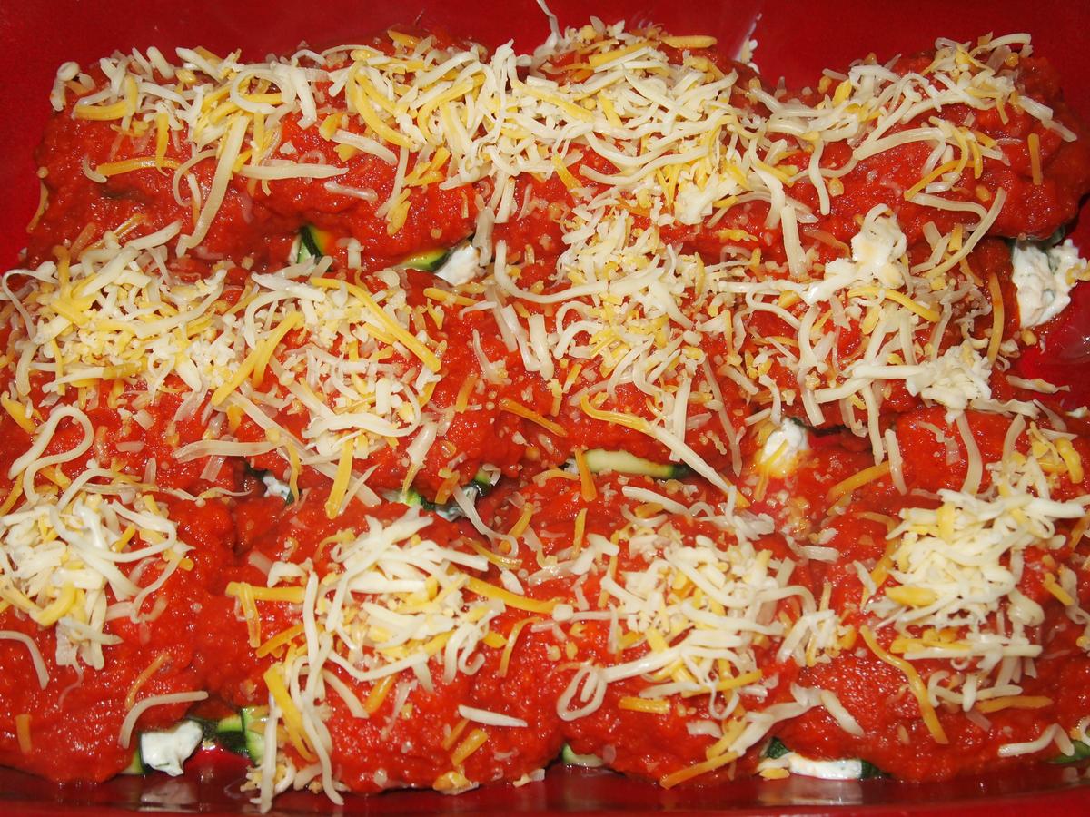 Raviolis de calabacin y queso