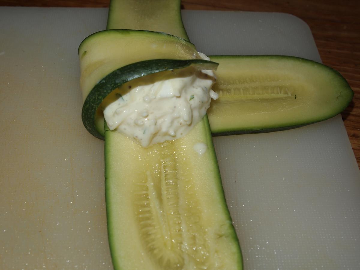 Raviolis de calabacin y queso