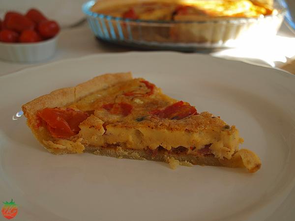 Receta Quiche de tomate y queso HortoGourmet