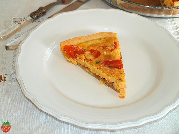 Receta Quiche de tomate y queso