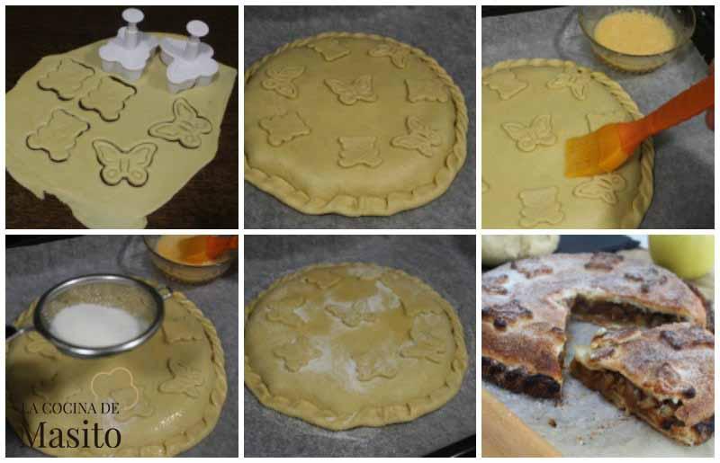 Tarta de manzana gallega