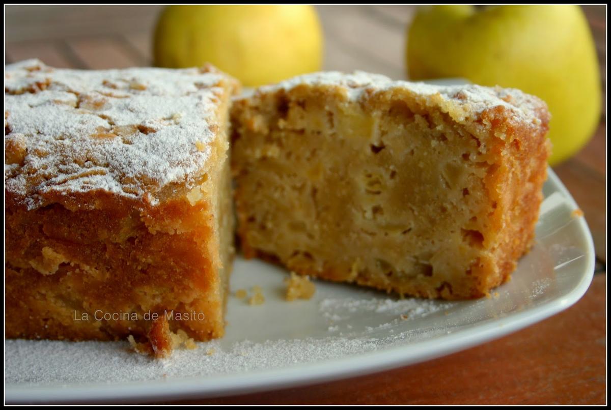 Bizcocho de manzana casero