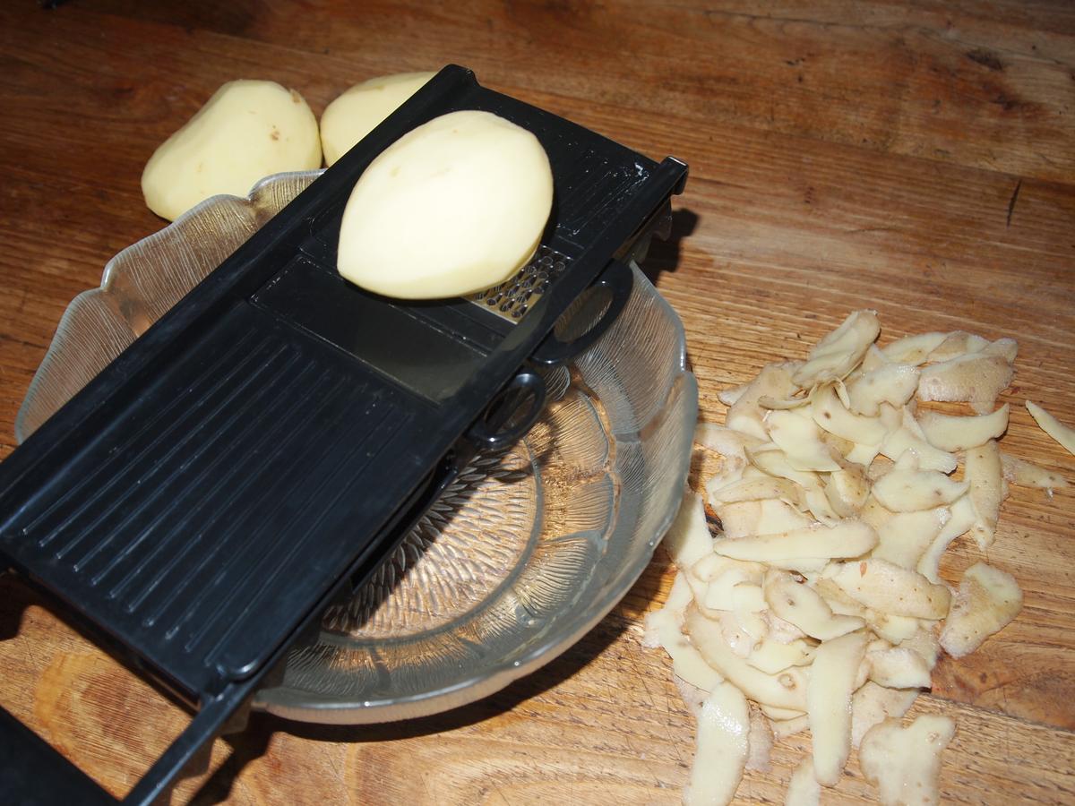 Gofres salados de patata y queso