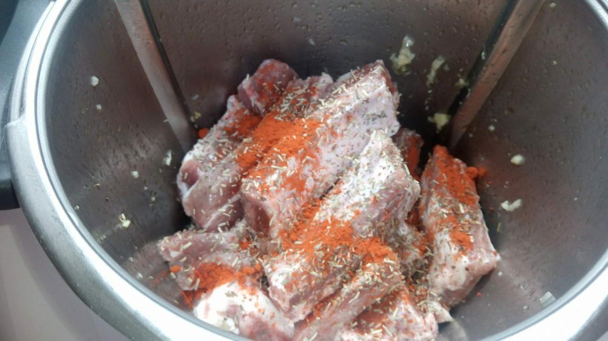 Echar las costillas en la Thermomix