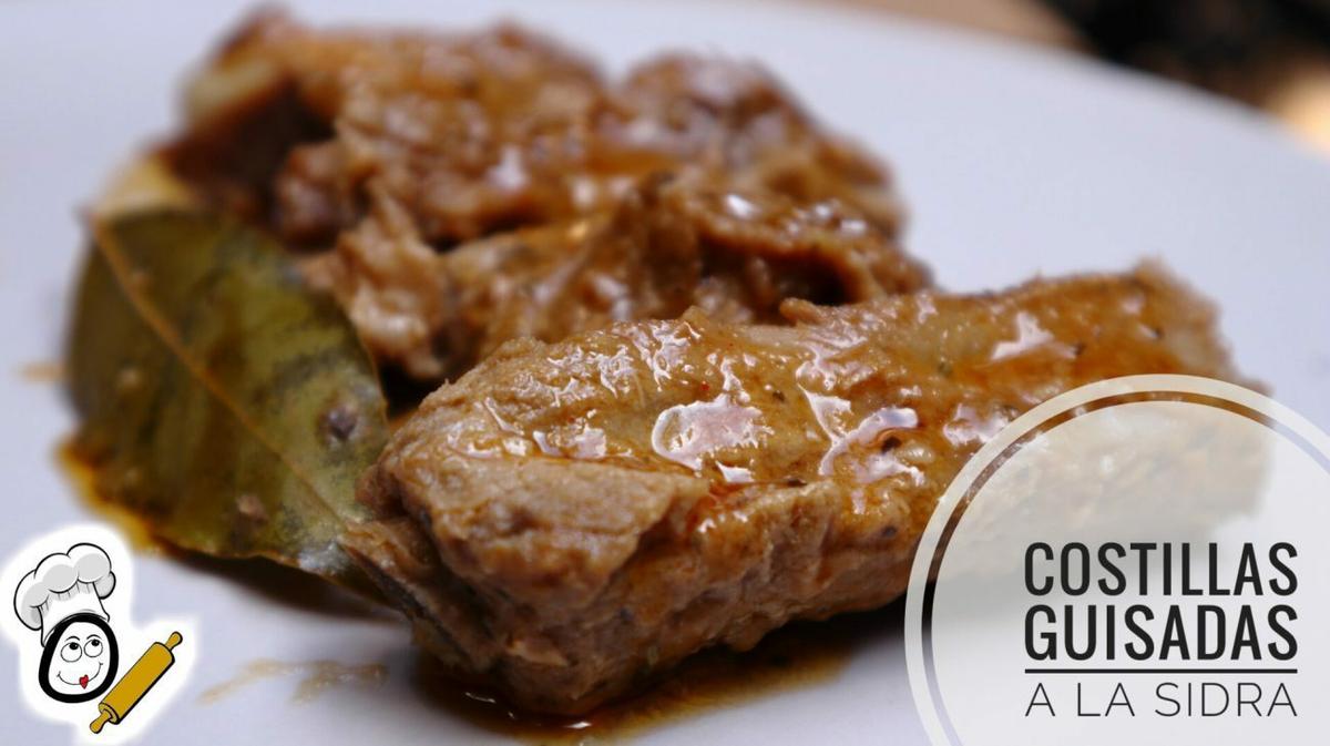 Costillas guisadas a la sidra con Thermomix
