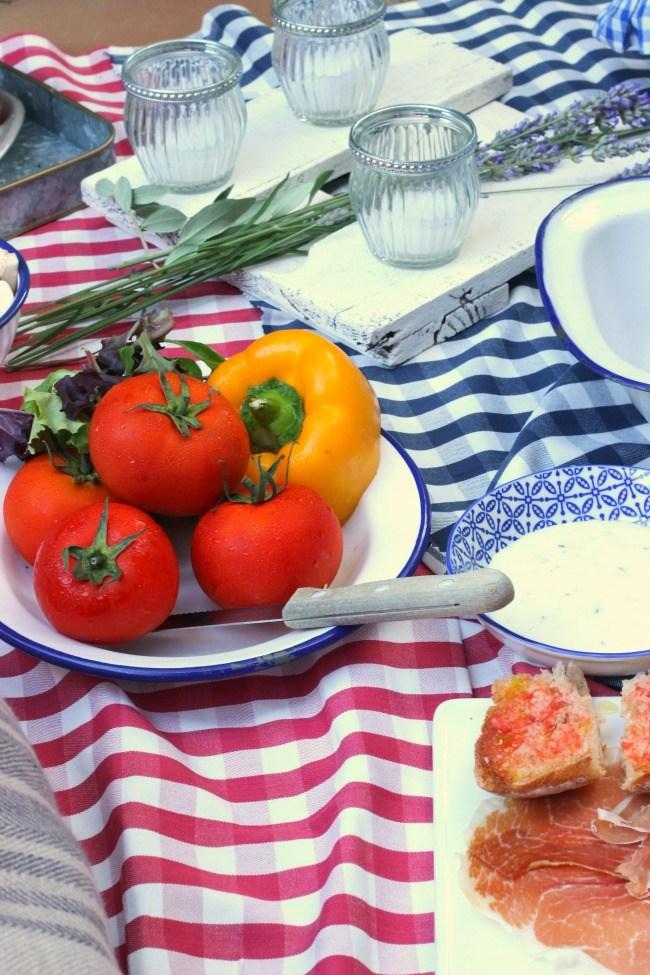 verduras ricas para tu picnic