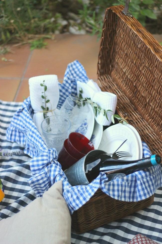 Como decorar tu cesta de picnic