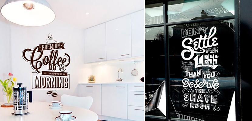 Decorar con lettering