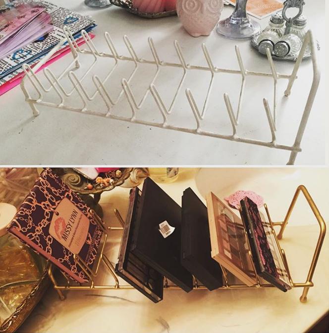 Rejilla para platos. Vía LittlePinkCloud.