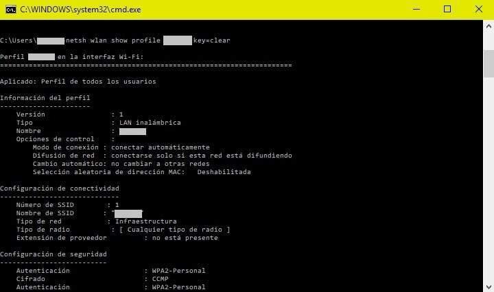 Cómo sacar la contraseña de una WiFi que no recuerdas por comandos de ms-dos en Windows