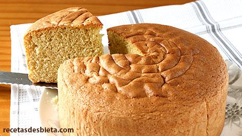 formula del bizcocho basico