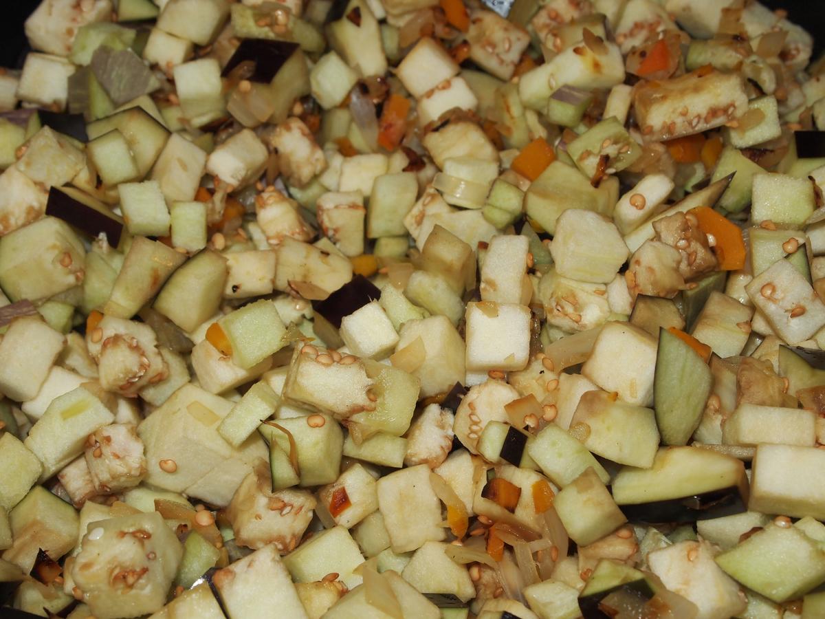 Pasta con berenjenas