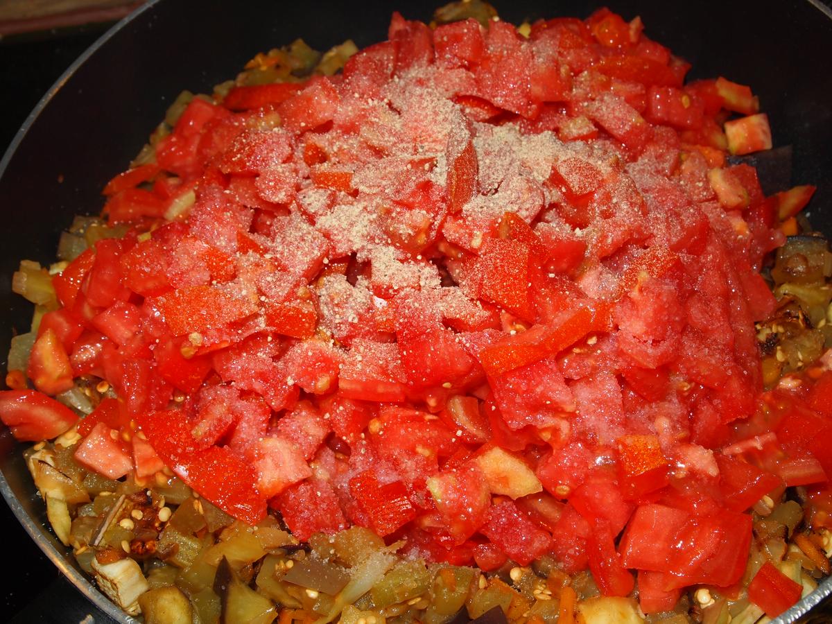 Pasta con berenjenas