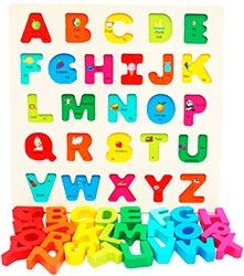 Alfabeto de madera de colores