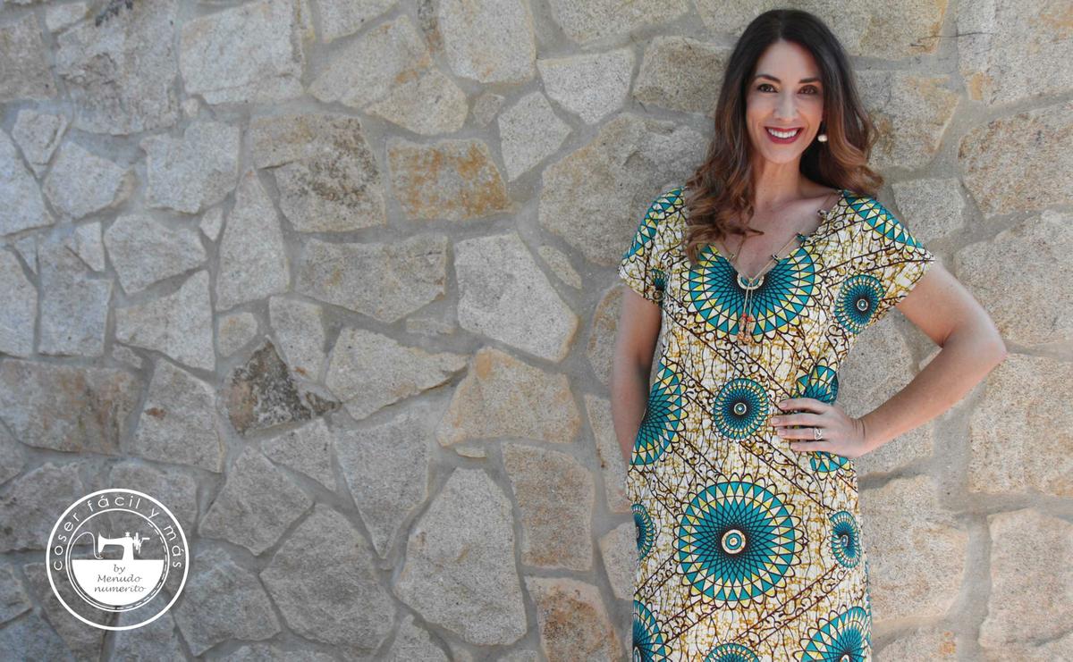 vestido yolanda telas africanas coser facil menudo numerito