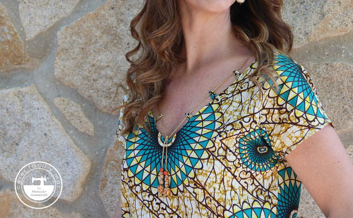 vestido yolanda telas africanas coser facil menudo numerito
