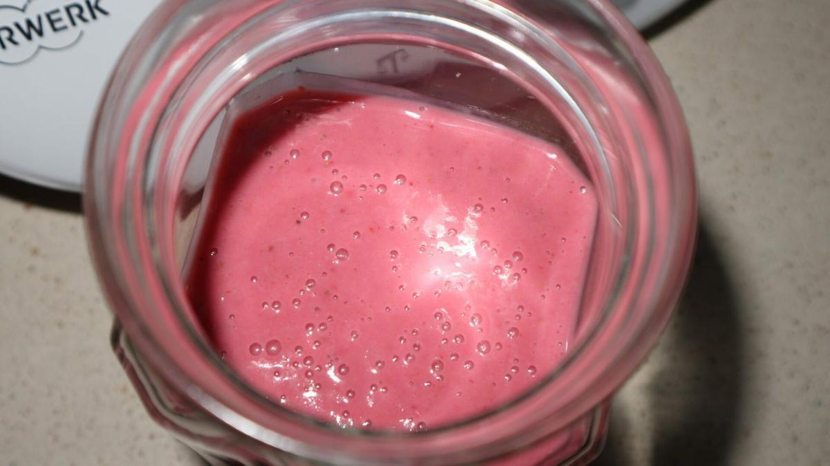 Batido sencillo de fresas en Thermomix
