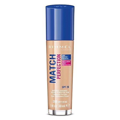 Rimmel London Match Perfection Foundation Base de Maquillaje Tono 200 - 123 gr