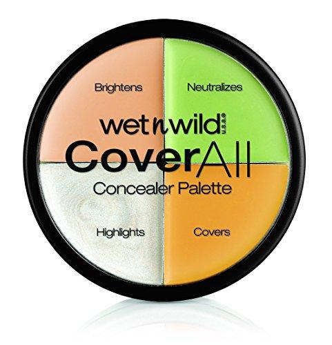 Wet n Wild 4 Colores Coverall Concealer Palette Maquillajes - 1 unidad