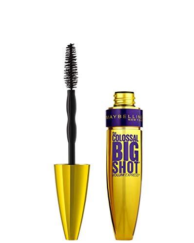 Maybelline New York Máscara de pestañas The Colossal Big Shot Volum, Tono 01 Negro