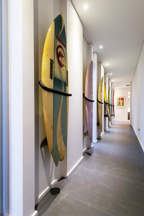 crea una colección digna de un museo en tu pasillo