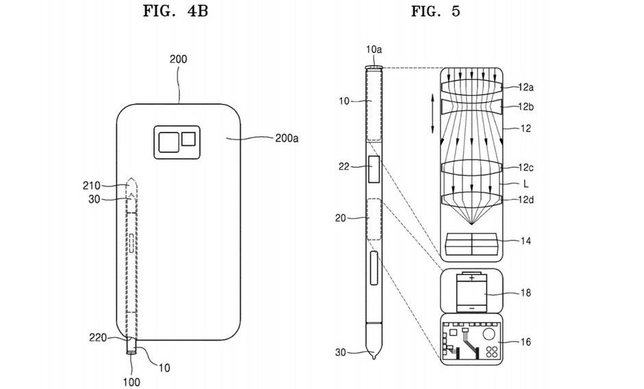 Patente del S Pen para el Galaxy Note 10
