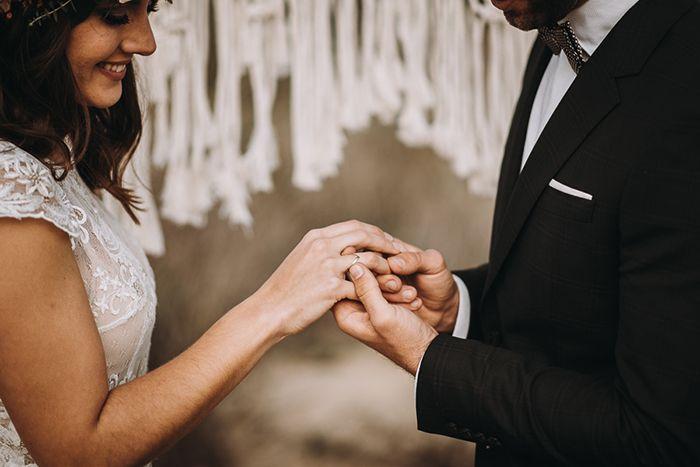 boda bohemia en la playa